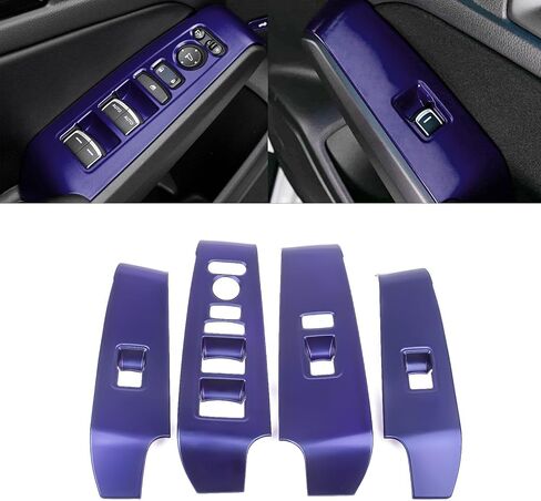 x xotic tech غطاء لوحة مسند الذراع بمقبض جانبي للباب الداخلي، نمط ألياف الكربون، متوافق مع Honda Civic 11th Gen 2022 2023 2024 2025 in Saudi Arabia