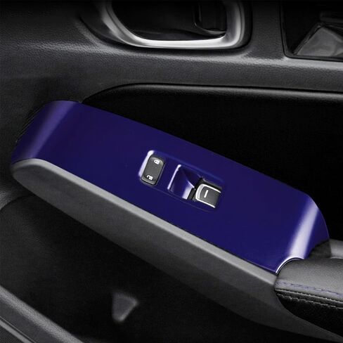 x xotic tech غطاء لوحة مسند الذراع بمقبض جانبي للباب الداخلي، نمط ألياف الكربون، متوافق مع Honda Civic 11th Gen 2022 2023 2024 2025 in Saudi Arabia