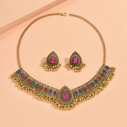 Boho Indian Jhumka Earrings for Women Boho Tops Vintage Wedding Jewelry Traditional Accessories Christmas Gifts in Saudi Arabia