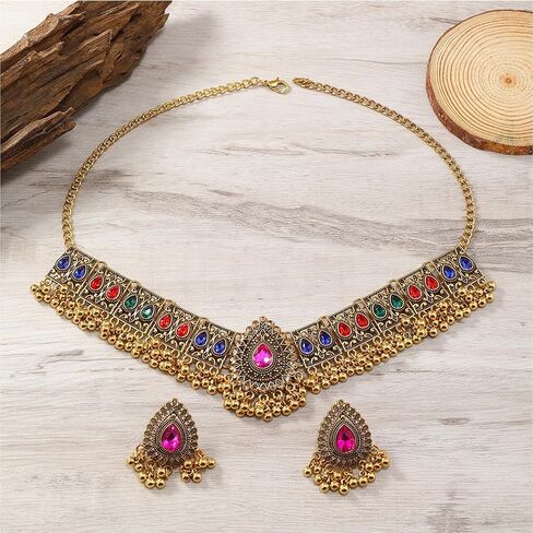 Boho Indian Jhumka Earrings for Women Boho Tops Vintage Wedding Jewelry Traditional Accessories Christmas Gifts in Saudi Arabia