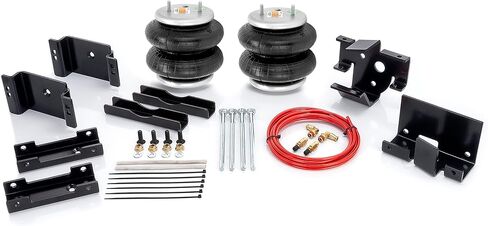 طقم أكياس تعليق هوائي TORQUE مع مصد داخلي للارتداد ومجموعة ضاغط هواء على متن الطائرة لـ 2014-2025 دودج رام 2500 2WD 4WD حقيبة مساعدة خلفية لسحب الزنبرك، سعة تحميل تصل إلى 7,500 رطل (TR75598) in Kuwait