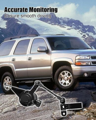 Suspension Ride Height Sensor Fit for Cadillac Chevrolet GMC Escalade Avalanche Suburban Tahoe Yukon 2004-2011, Replace 924-489 924-488 15128648 15128649, Rear Left and Right Side in Saudi Arabia
