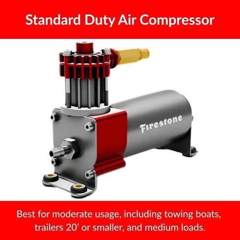 Firestone Airide Ride-Rite Rear Air Spring Kit with Air Command Single Wireless App & Remote Standard Compressor fits 2011-2025 Silverado Sierra 2500/3500 HD with 0" Lift | TrendsAuto Decal in Saudi Arabia