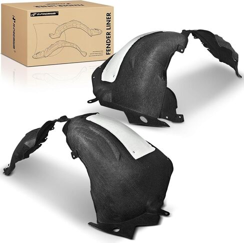A-Premium Pair Front Inner Fenders Liner Splash Shield Set with Insulation Foam - Compatible with Ford Bronco Sport 2021-2024 - Factory Fresh (PET), Not Refurbished or Recycled in Saudi Arabia