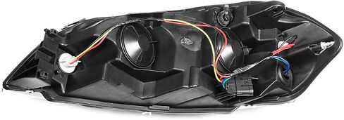 Auto Dynasty Headlight Assembly Compatible with 2006-2016 Chevy Impala Limited Monte Carlo, Factory Style Headlamp Replacement, Passenger Right Side, Chrome Housing Amber Corner, GM2503261 in Saudi Arabia