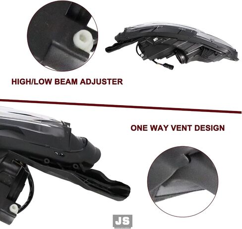 JSBOYAT Chevy Malibu Headlight Assembly Bulbs Included for 2019 2020 2021 2022 2023 2024 OE Style Factory Halogen Headlamp Replacement Driver Side in Saudi Arabia