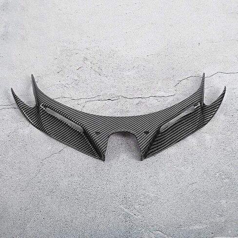 Zerone Carbon Fiber Front Fairing Aerodynamic Wing Cover Fits for 250/400 18-20 Headlight Nose Windshield Motorcycle Accessory Winglets, 2018-2020 Fairing in Saudi Arabia