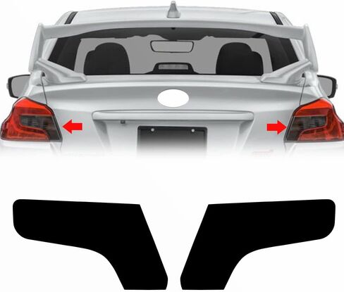 غطاء حماية تراكب من الفينيل خفيف الوزن مناسب حسب الطلب متوافق مع Subaru WRX/STI 2015-2021 Taillight (مجموعة من 2)، أصفر in Kuwait