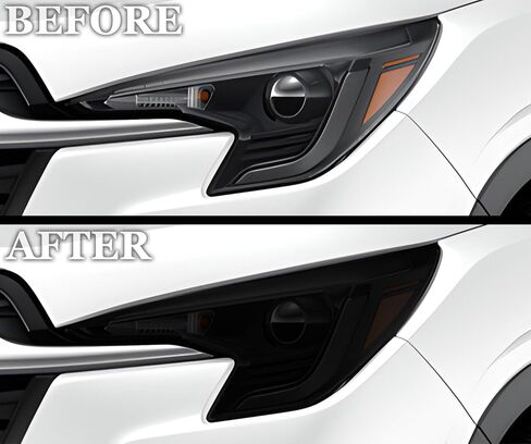 BOGAR TECH DESIGNS Full Headlight Head Light PPF Kit Compatible with Subaru Ascent 2023-2025, Clear Bra in Saudi Arabia