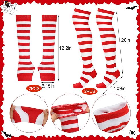 8 Pcs Halloween Couple Costume for Adults Fast Food Clown Costume Accessories in Saudi Arabia