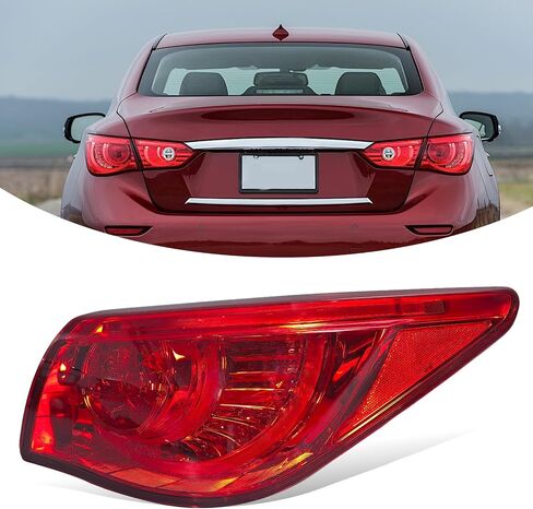 مجموعة مصابيح LED الخلفية متوافقة مع Infiniti Q50 Q50s 2014-2017 المصابيح الخلفية مجموعة المصابيح الخلفية البديلة اليمنى (جانب الركاب) in Kuwait
