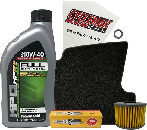 Full-Synthetic KPO Tune-Up Kit compatible with 2017-2023 Kawasaki Z125 PRO in Saudi Arabia