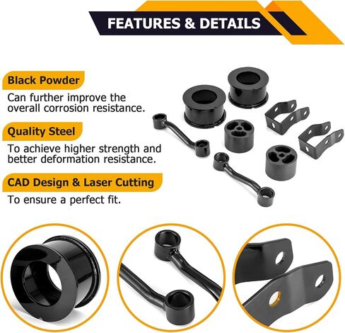 WeiSen 2.5" Front Leveling Lift Kits Compatible with Jeep Gladiator JT 2020-2024 4WD (Not Fit Mojave Models) in Saudi Arabia