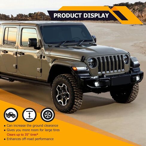 WeiSen 2.5" Front Leveling Lift Kits Compatible with Jeep Gladiator JT 2020-2024 4WD (Not Fit Mojave Models) in Saudi Arabia