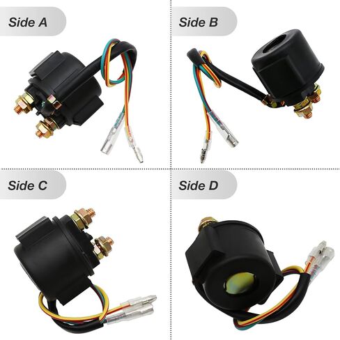 410-54119 Starter Motor and Relay, Replacement for Honda TRX400EX Sportrax 2005-2008, Replacement for Sportrax 400X 2009-2014 Starter Motor and Relay, Replaces 31200-HN1-A41 in Saudi Arabia