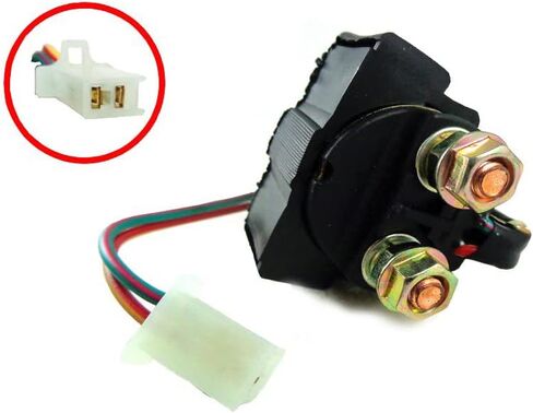 Starter Relay Solenoid for 50cc 70cc 90cc 100cc 110cc 125cc 200cc 250cc Chinese ATV Dirt Bike Scooter Go Kart Dne Buggy Quad 4 Wheeler Redcat Sunl Taotao in Saudi Arabia