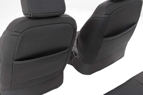 Rough Country Neoprene Seat Covers for Jeep Wrangler Unlimited 4-Door (2011-2012) - Waterproof & UV Resistant, Foam Padded, Front & Rear Seat Cover Set in Saudi Arabia