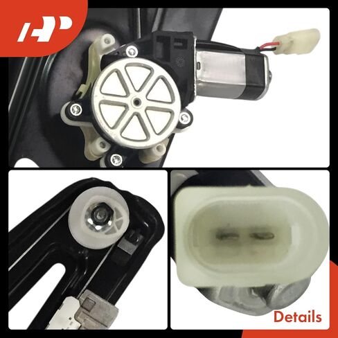 A-Premium Rear Right Passenger Side Electric Power Window Regulator with Motor Compatible with Land Rover Range Rover 2003-2009 in Saudi Arabia