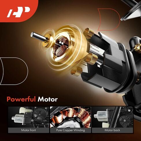 A-Premium Front Left Driver Side Electric Power Window Regulator with Motor Compatible with Subaru Ascent 2019-2025 in Saudi Arabia