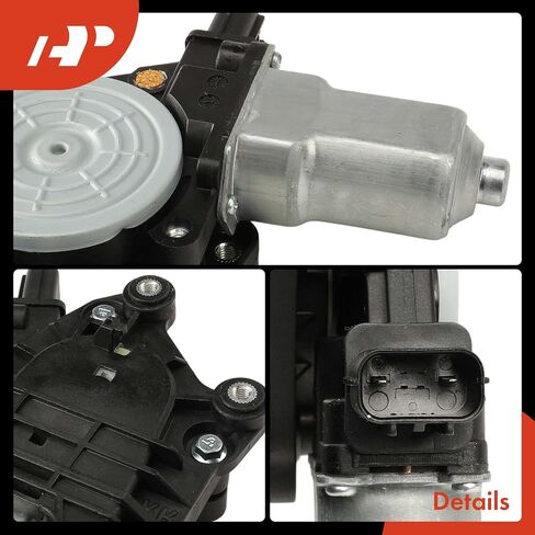 A-Premium Rear Left Driver Side Electric Power Window Regulator with Motor Compatible with Acura ILX 2013-2022 in Saudi Arabia