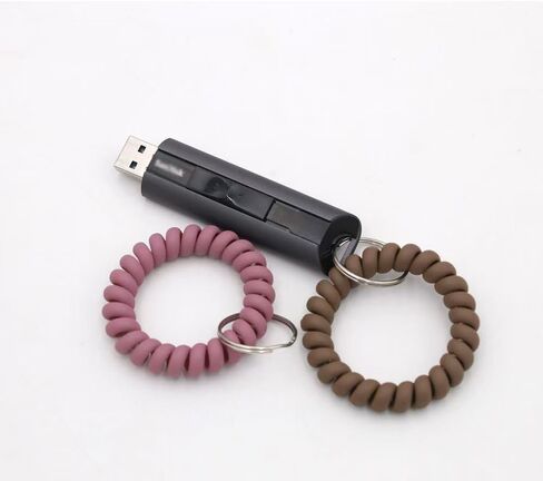 7 PCS Stretchable Spiral Coil Wrist Keychain, Spring Wristband Key Holder for Sauna, Gym, Sports and Outdoor Activities in Saudi Arabia