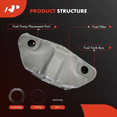 A-Premium Fuel Tank with Lock Ring & O-Ring Compatible with Infiniti G35 2003-2007 & Nissan 350Z 2003-2009, Replace# 17202-EY80A in Saudi Arabia