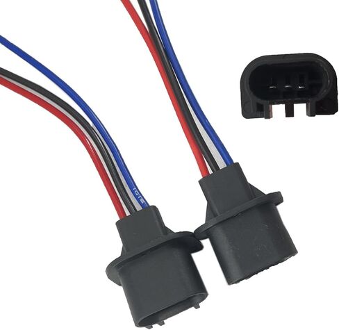 FainWan 2pcs Wire Pigtail Male 9008 H13 Harness Head Light Replace Socket Plug Connector Compatible with Yukon XL 1500 Compass Gladiator Liberty Patriot in Saudi Arabia