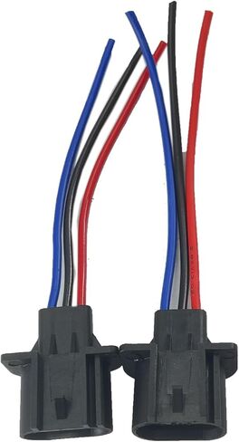 FainWan 2pcs Wire Pigtail Male 9008 H13 Harness Head Light Replace Socket Plug Connector Compatible with Yukon XL 1500 Compass Gladiator Liberty Patriot in Saudi Arabia