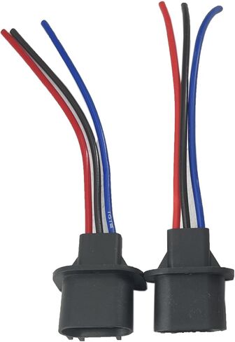FainWan 2pcs Wire Pigtail Male 9008 H13 Harness Head Light Replace Socket Plug Connector Compatible with Yukon XL 1500 Compass Gladiator Liberty Patriot in Saudi Arabia