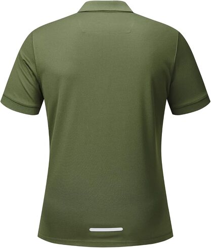 Men's Polo Shirts with Pocket Short Sleeve Dry Fit Tennis Casual Outdoor Golf Shirt in Saudi Arabia