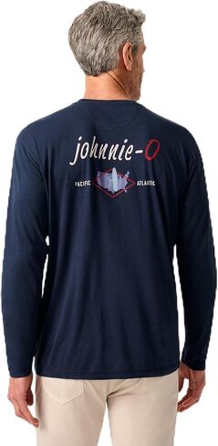 johnnie-O Coastal Way Long Sleeve Pocket T-Shirt in Saudi Arabia