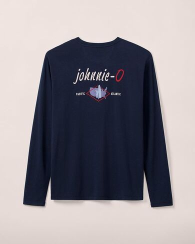 johnnie-O Coastal Way Long Sleeve Pocket T-Shirt in Saudi Arabia