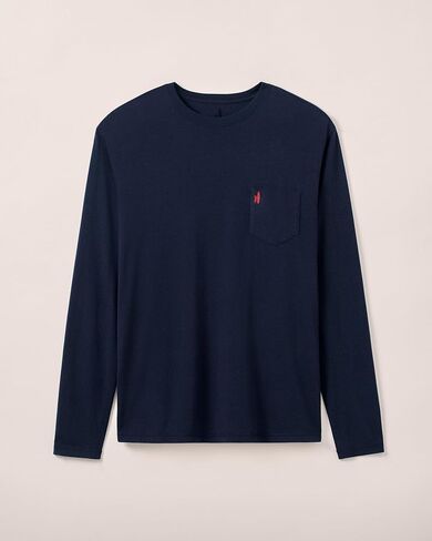 johnnie-O Coastal Way Long Sleeve Pocket T-Shirt in Saudi Arabia