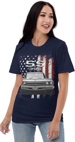 1969 Chevy Chevelle SS 396 Classic American Muscle Car Short-Sleeve Unisex T-Shirt in Saudi Arabia