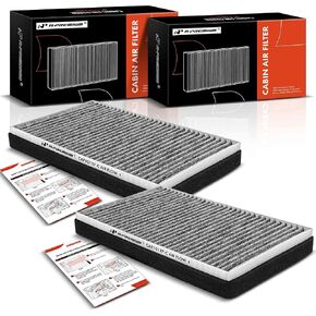 A-Premium 2-PC Cabin Air Filter with Activated Carbon Compatible with Ford Escape & Mazda Tribute 2002-2006 & Mercury Mariner 2005-2006, 2.0L 2.3L 3.0L, Replace# YL8419N619A in Kuwait