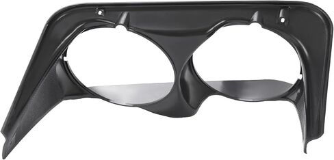 HECASA Left Headlight Bezel Compatible with 1968-1982 Chevy Chevrolet C3 Corvette Headlamp Cover Plastic (ABS) Black Driver Side in Saudi Arabia
