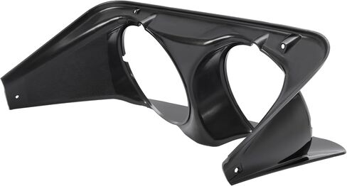 HECASA Left Headlight Bezel Compatible with 1968-1982 Chevy Chevrolet C3 Corvette Headlamp Cover Plastic (ABS) Black Driver Side in Saudi Arabia