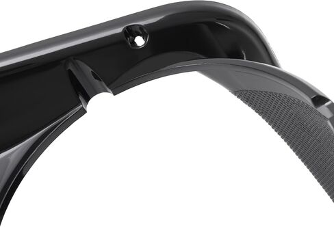 HECASA Left Headlight Bezel Compatible with 1968-1982 Chevy Chevrolet C3 Corvette Headlamp Cover Plastic (ABS) Black Driver Side in Saudi Arabia