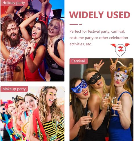 BESPORTBLE Halloween Batwing Headband Batwing Headband Bat Hair Clips Devil Costume Headdress Halloween Headwear Costume in Saudi Arabia