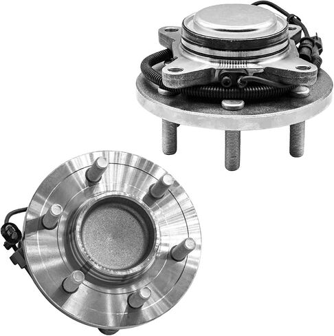 Detroit Axle - RWD Pair Front Wheel Bearing Hubs for 2018-20 Ford F-150 Expedition Lincoln Navigator, Replacement 2019 2020 Left & Right Wheel Bearing and Hubs Assembly Set, Pair Hubs in Saudi Arabia