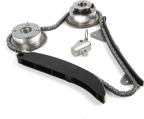 مجموعة سلسلة التوقيت FIWARY عمود الحدبات VVT Gear مناسب لـ 2011-2018 Kia Sorento Optima Sportage، لـ 2011-2019 Hyundai Santa Fe Sonata Tucson 2.4 2.0 G4KJ استبدال OE 24350-2G750 24370-2G750 24321-2G111 in Kuwait