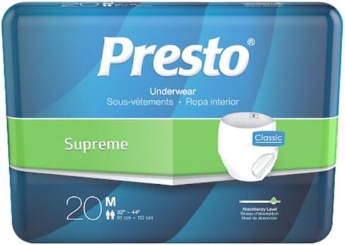 PRTAUB23020 - ملابس داخلية واقية من Presto Plus متوسطة 32-44 أقصى قدر من الامتصاص in Kuwait