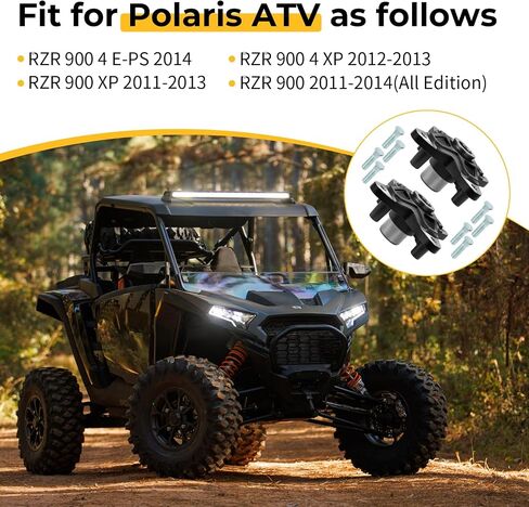 M MATI 2PCS Rear Wheel Hubs & Bolts for Polaris RZR 900 4 E-PS 2011-2014 RZR 900 XP 4 2011-2013 5137278 in Saudi Arabia