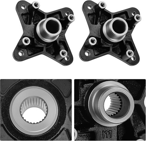M MATI 2PCS Rear Wheel Hubs & Bolts for Polaris RZR 900 4 E-PS 2011-2014 RZR 900 XP 4 2011-2013 5137278 in Saudi Arabia