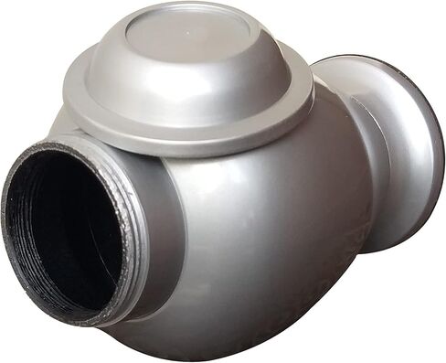 جرة صغيرة من البيوتر المحفورة للرماد البشري - جرة صغيرة جميلة لا تُنسى وأنيقة لتكريم بقايا أحبائك - 3 بوصة - فضي in Kuwait