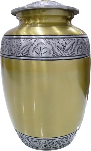 Engraved Pewter Keepsake Mini Urn for Human Ashes - A Beautiful Memorable and Classy Elegant Keepsake Mini Urn to Honor Your Loved One Remains - 3 Inch - Silver in Saudi Arabia