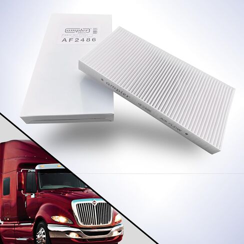 AMPLER's replacement for Selected International ProStar Cabin Air Filter, Durastar Cabin Air Filter, 4000, 4300, 4400, TerraStar, TranStar - Replaces: 3839141C1 AF2486 AF27958 AF2486 PA5679 P628355 in Saudi Arabia