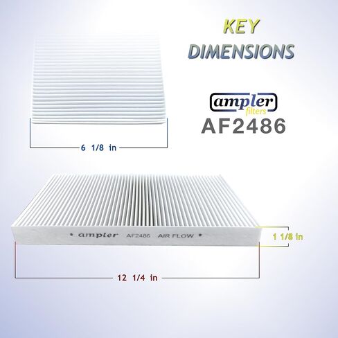 AMPLER's replacement for Selected International ProStar Cabin Air Filter, Durastar Cabin Air Filter, 4000, 4300, 4400, TerraStar, TranStar - Replaces: 3839141C1 AF2486 AF27958 AF2486 PA5679 P628355 in Saudi Arabia
