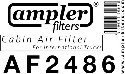 AMPLER's replacement for Selected International ProStar Cabin Air Filter, Durastar Cabin Air Filter, 4000, 4300, 4400, TerraStar, TranStar - Replaces: 3839141C1 AF2486 AF27958 AF2486 PA5679 P628355 in Saudi Arabia