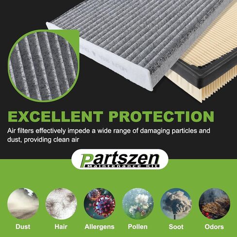 17801-F0020 87139-0E040 Engine Air Filter & Cabin Air Filter for Lexus ES250 ES300h UX200 for Toyota Avalon Camry Corolla Highlander RAV4 Sienna Venza 2018-2023 in Saudi Arabia